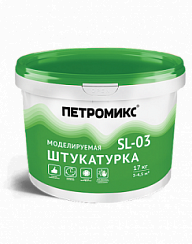 SL-03 штукатурка акриловая фактурная (декоративная) Петромикс