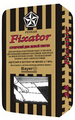 Клей для плитки Fixator (25 кг) серый Русеан