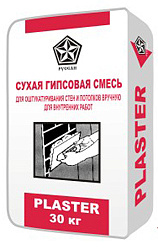 Штукатурка гипсовая Русеан Plaster серый (30 кг)